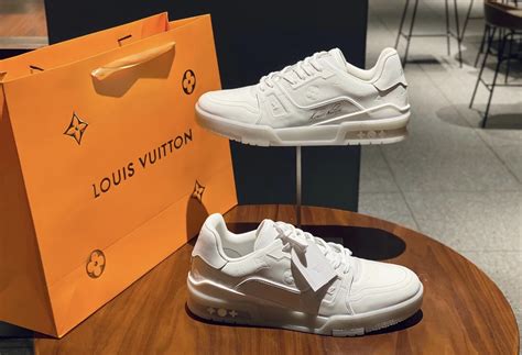 lv sneaker white|white lv shoes since 1854.